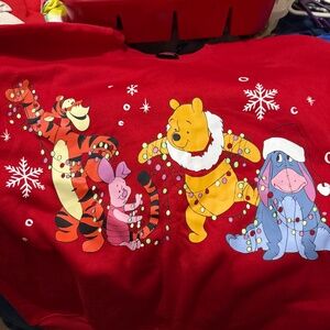 Winnie the Pooh Christmas sweat shirt